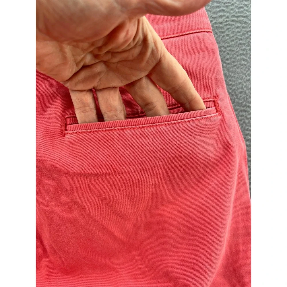 Ralph Lauren Rugby Pants Mens 32x32 Antique Slim Fit Chino Pants Coral Pink